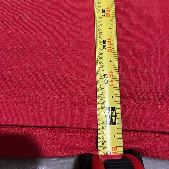 PINK - Victoria's Secret San Francisco 49ers NFL Red Gold Rhinestone T-Shirt - Picture 9 of 10